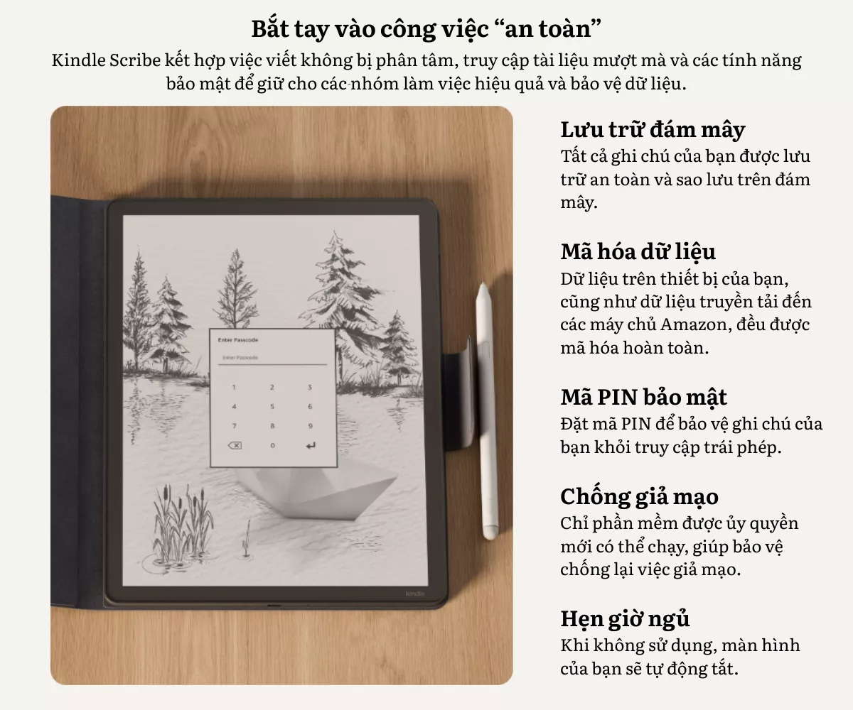 Kindle Scribe 3 (2025-2026) - KHÔNG đèn nền 4
