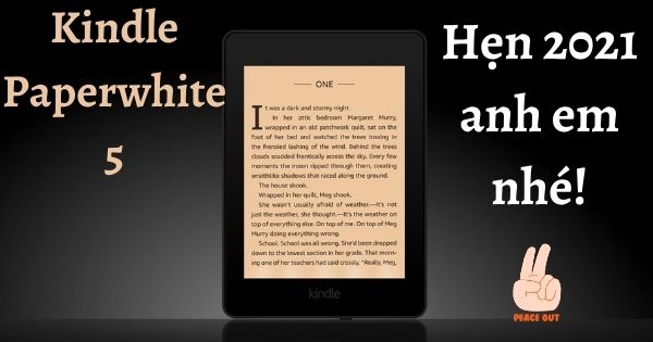 Kindle Paperwhite 5 ra mắt 2021