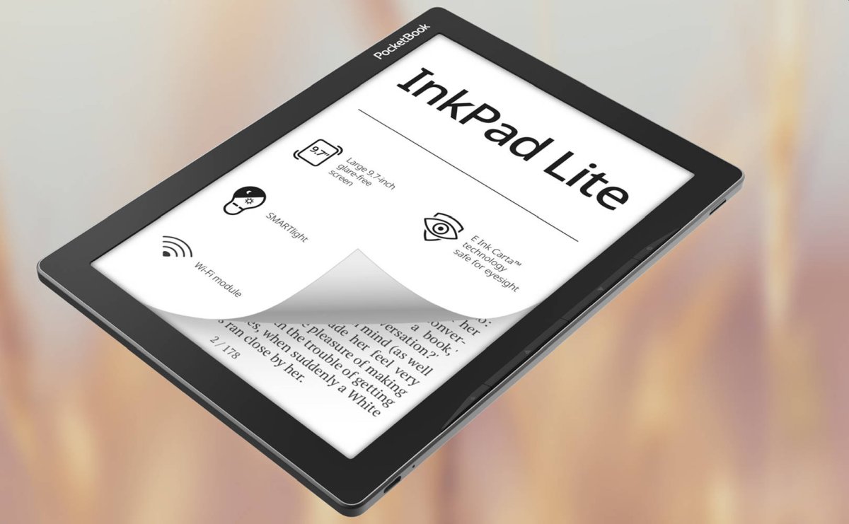 Máy đọc sách PocketBook InkPad Lite với màn hình 9,7 inch lên kệ, có giá 275 USD