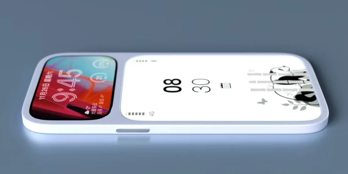 Concept điện thoại E Ink mới với hai màn hình độc đáo