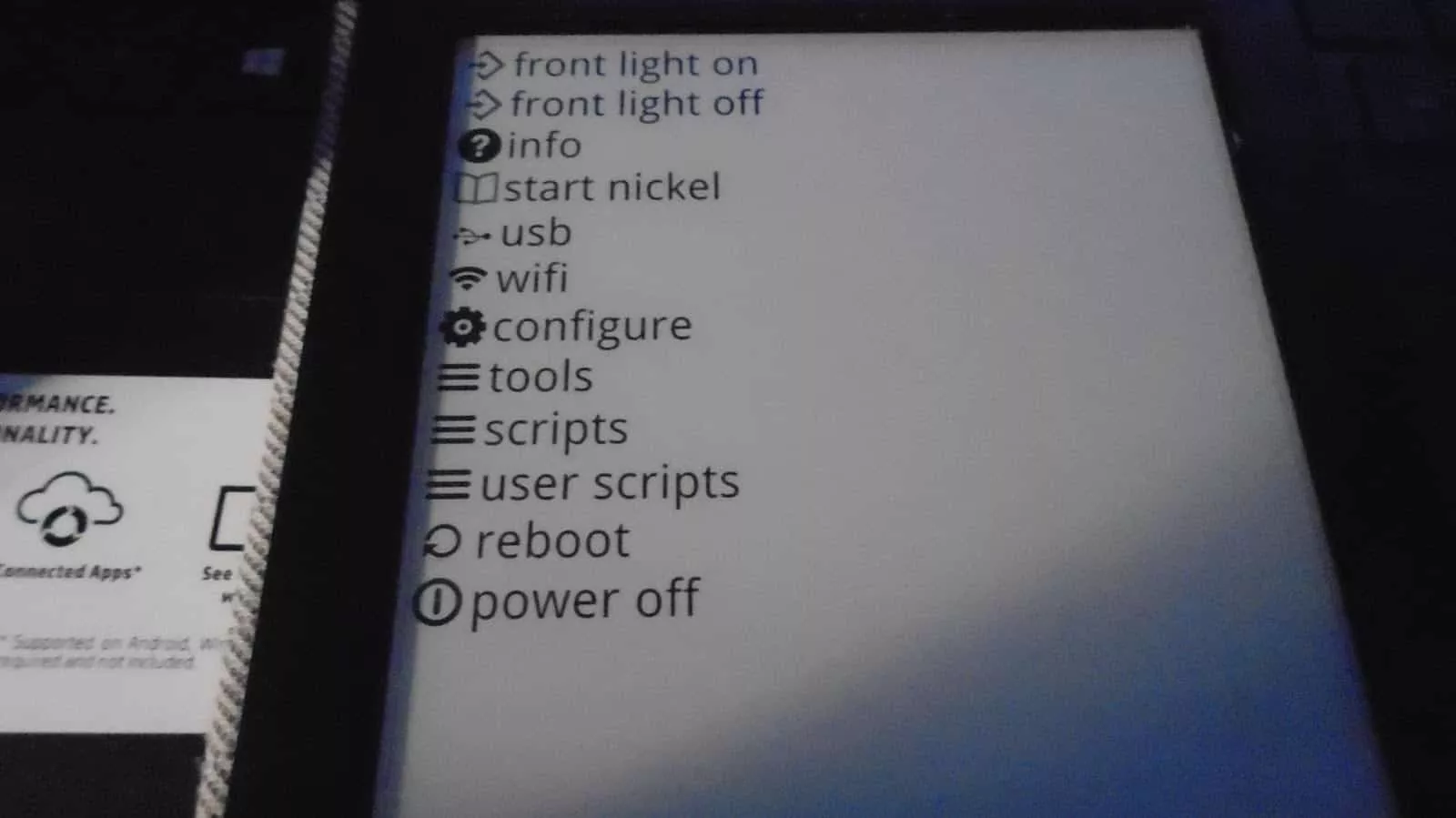 cài đặt Kobo Start Menu (KSM) cho Kobo