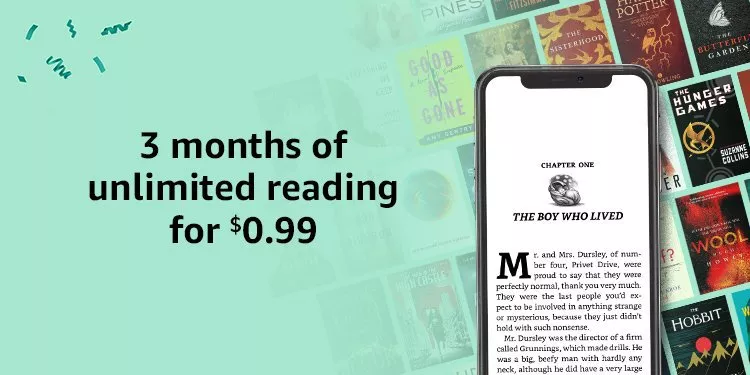 3 tháng Kindle Unlimited