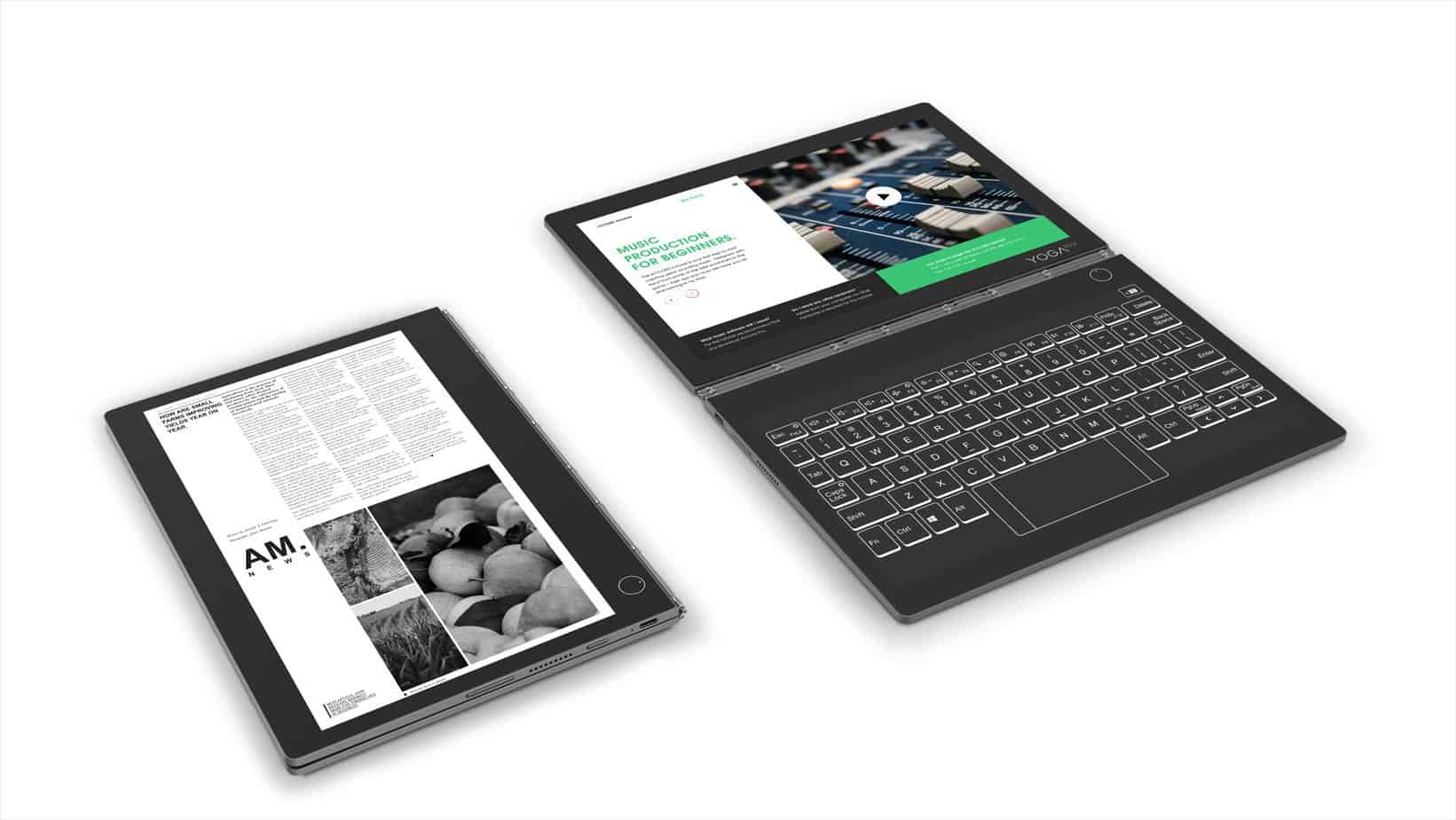 Lenovo ra mắt laptop có màn hình E Ink 1