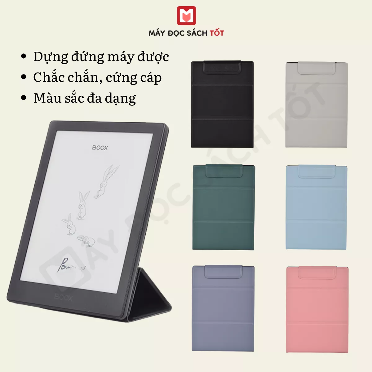 Bao da nam châm Boox Poke 5 dựng 2