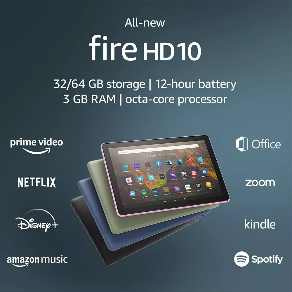Fire HD 10/HD 10 Plus (2021) - Máy tính bảng học online giá rẻ tốt nhất 1 Fire HD 10 2021