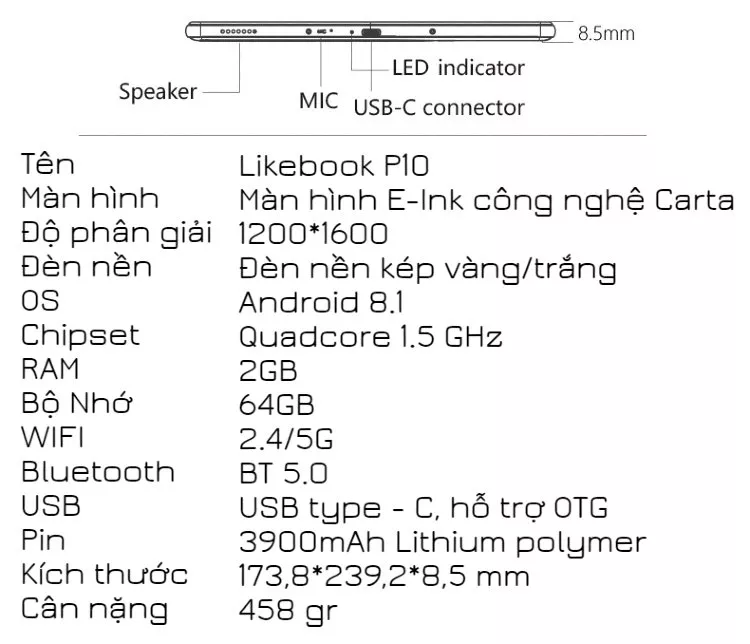 Likebook P10 25