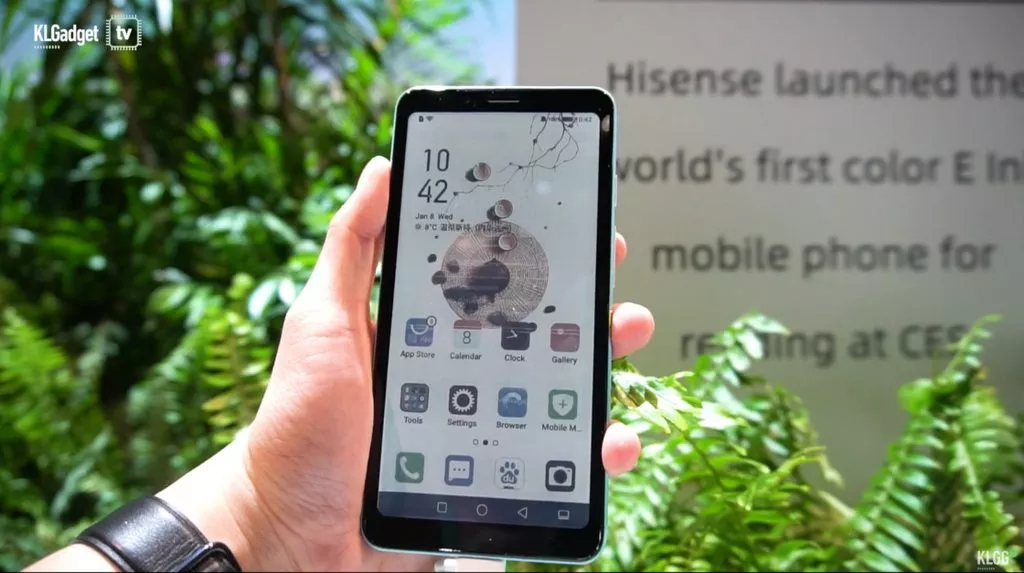 Điện thoại E Ink màu của Hisense sẽ ra mắt vào 23/4 2