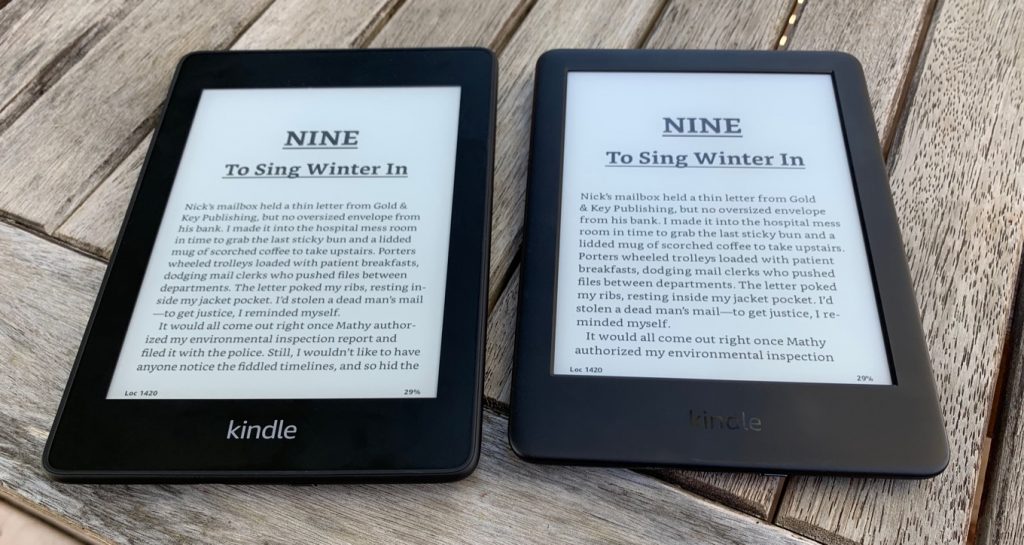 Kindle Paperwhite 4 vs Kindle basic 10