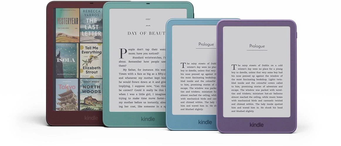 New Kindle line up