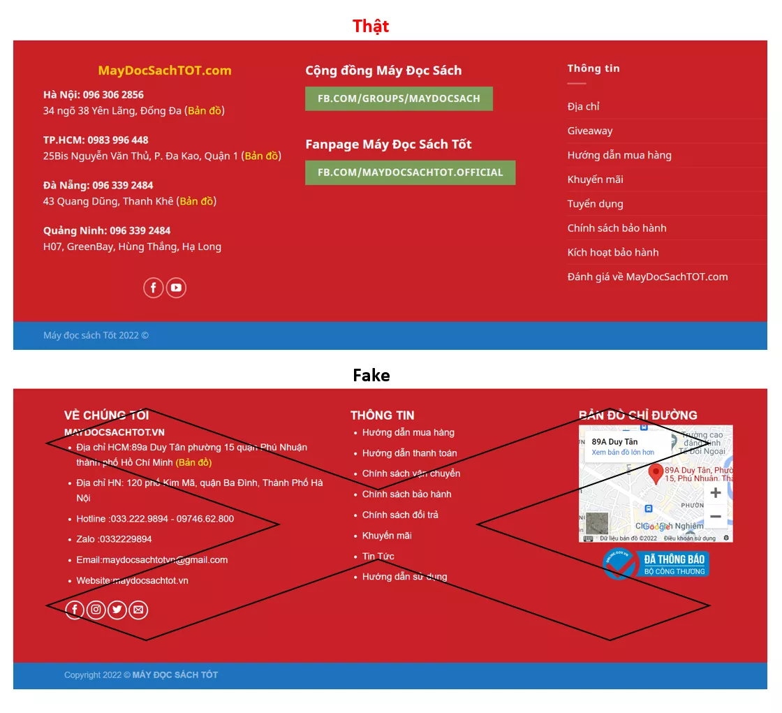 Cảnh bảo trang web giả mạo Máy Đọc Sách Tốt 6 Cảnh bảo trang web giả mạo Máy Đọc Sách Tốt 6