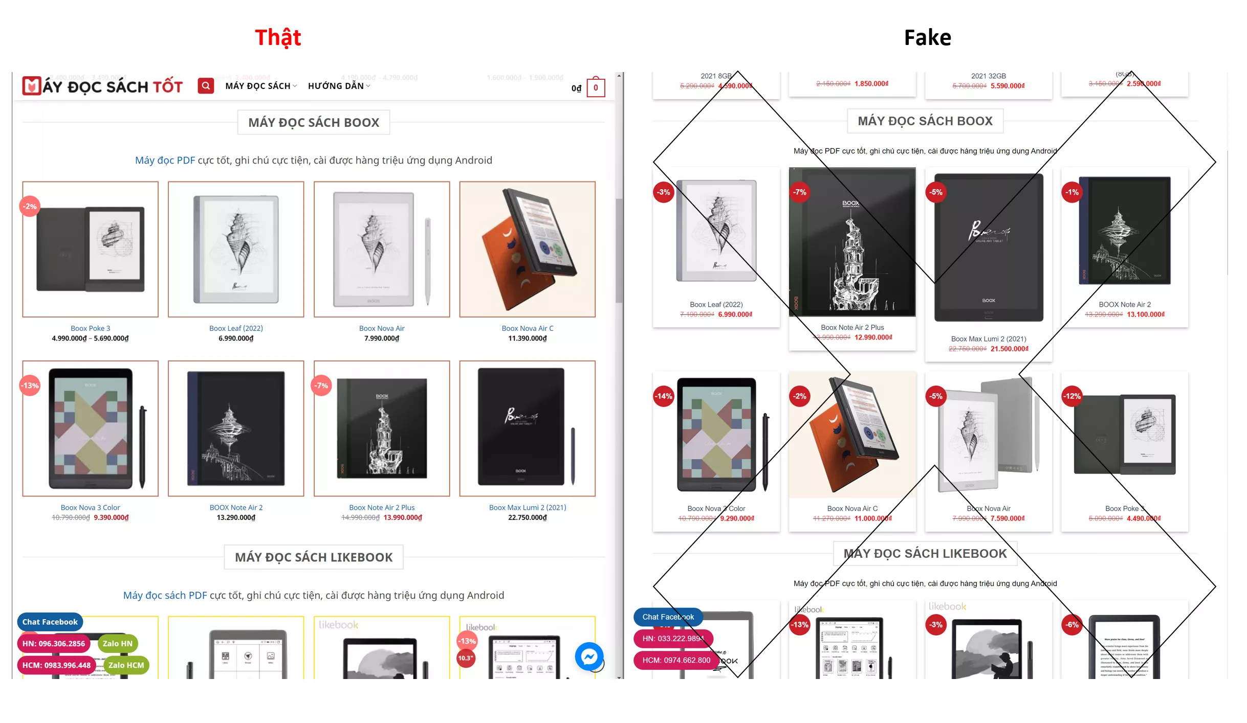 Cảnh bảo trang web giả mạo Máy Đọc Sách Tốt 3 Cảnh bảo trang web giả mạo Máy Đọc Sách Tốt 3