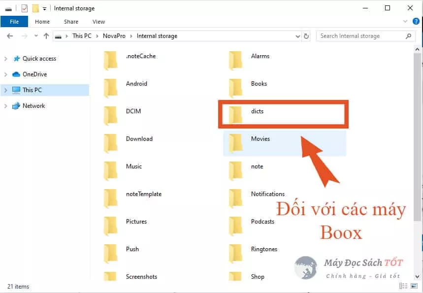 Hướng dẫn cài từ điển cho máy đọc sách Boox và Likebook 2