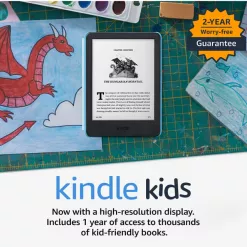 Kindle 2022 Kids (phiên bản đặc biệt, bảo hành 2 năm, kèm bao da chính hãng)