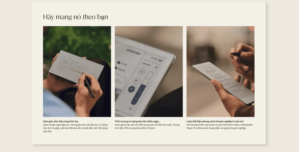 reMarkable Paper Pro Move + Plus Pen 11