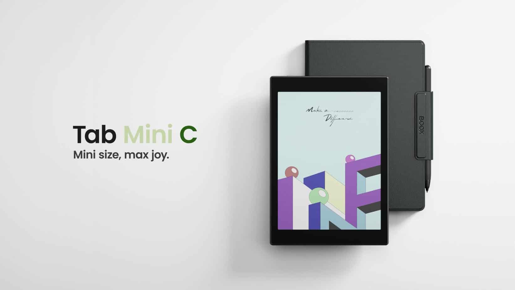 Boox Tab Mini C - Máy đọc sách 7.8 inch màu Kaleido 3